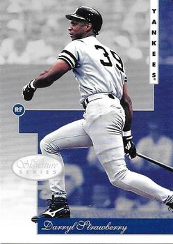 1996 Leaf Signature Series #109 Darryl Strawberry Front