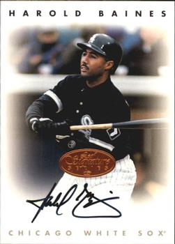 1996 Leaf Signature Series - Autographs Bronze #NNO Harold Baines Front