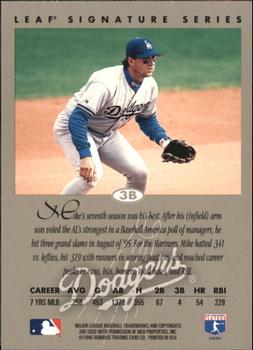 1996 Leaf Signature Series - Autographs Bronze #NNO Mike Blowers Back