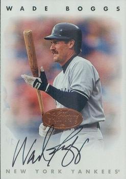 1996 Leaf Signature Series - Autographs Bronze #NNO Wade Boggs Front