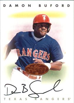 1996 Leaf Signature Series - Autographs Bronze #NNO Damon Buford Front