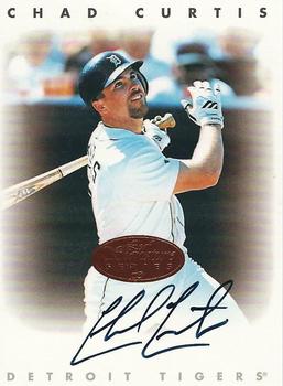1996 Leaf Signature Series - Autographs Bronze #NNO Chad Curtis Front