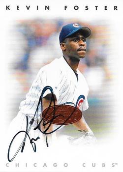 1996 Leaf Signature Series - Autographs Bronze #NNO Kevin Foster Front