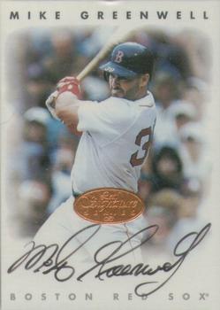 1996 Leaf Signature Series - Autographs Bronze #NNO Mike Greenwell Front