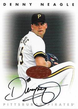 1996 Leaf Signature Series - Autographs Bronze #NNO Denny Neagle Front