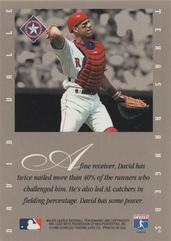 1996 Leaf Signature Series - Extended Series Autographs #NNO David Valle Back
