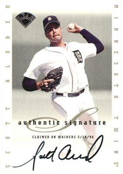 1996 Leaf Signature Series - Extended Series Autographs #NNO Scott Aldred Front