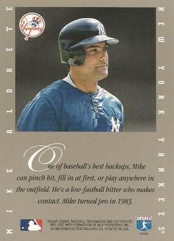 1996 Leaf Signature Series - Extended Series Autographs #NNO Mike Aldrete Back