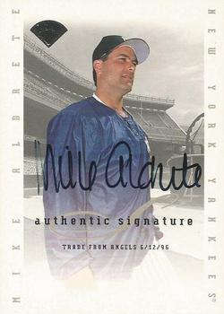 1996 Leaf Signature Series - Extended Series Autographs #NNO Mike Aldrete Front