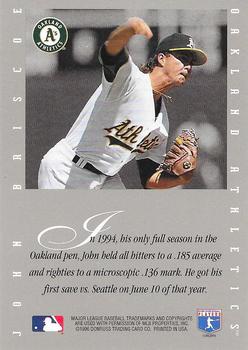 1996 Leaf Signature Series - Extended Series Autographs #NNO John Briscoe Back