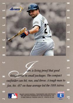 1996 Leaf Signature Series - Extended Series Autographs #NNO John Cangelosi Back