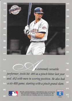 1996 Leaf Signature Series - Extended Series Autographs #NNO Archi Cianfrocco Back