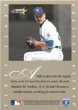 1996 Leaf Signature Series - Extended Series Autographs #NNO Terry Clark Back