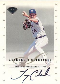 1996 Leaf Signature Series - Extended Series Autographs #NNO Terry Clark Front