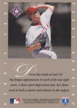 1996 Leaf Signature Series - Extended Series Autographs #NNO Dennis Cook Back
