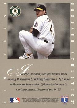 1996 Leaf Signature Series - Extended Series Autographs #NNO Jim Corsi Back