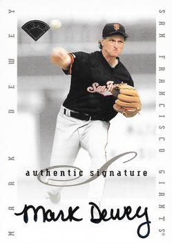 1996 Leaf Signature Series - Extended Series Autographs #NNO Mark Dewey Front