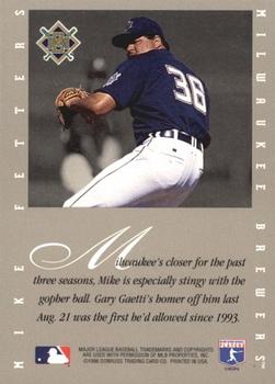 1996 Leaf Signature Series - Extended Series Autographs #NNO Mike Fetters Back