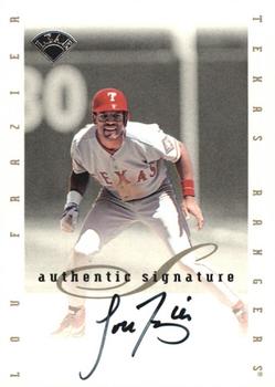 1996 Leaf Signature Series - Extended Series Autographs #NNO Lou Frazier Front