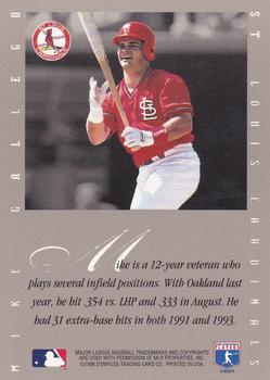 1996 Leaf Signature Series - Extended Series Autographs #NNO Mike Gallego Back
