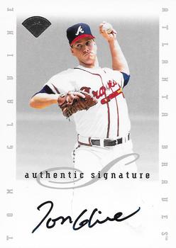 1996 Leaf Signature Series - Extended Series Autographs #NNO Tom Glavine Front