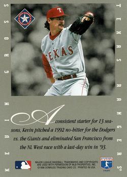 1996 Leaf Signature Series - Extended Series Autographs #NNO Kevin Gross Back