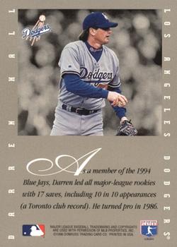 1996 Leaf Signature Series - Extended Series Autographs #NNO Darren Hall Back
