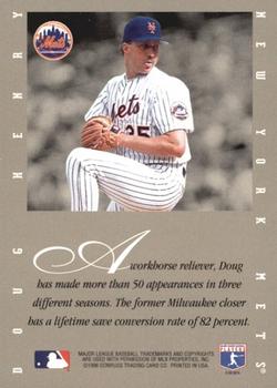 1996 Leaf Signature Series - Extended Series Autographs #NNO Doug Henry Back