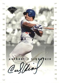 1996 Leaf Signature Series - Extended Series Autographs #NNO Carlos Hernandez Front