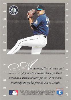 1996 Leaf Signature Series - Extended Series Autographs #NNO Edwin Hurtado Back