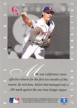 1996 Leaf Signature Series - Extended Series Autographs #NNO Mike James Back