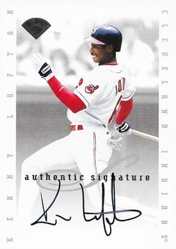 1996 Leaf Signature Series - Extended Series Autographs #NNO Kenny Lofton Front