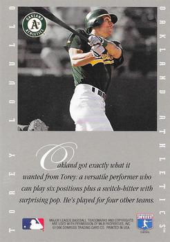 1996 Leaf Signature Series - Extended Series Autographs #NNO Torey Lovullo Back