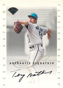 1996 Leaf Signature Series - Extended Series Autographs #NNO Terry Mathews Front