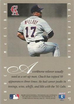 1996 Leaf Signature Series - Extended Series Autographs #NNO Chuck McElroy Back