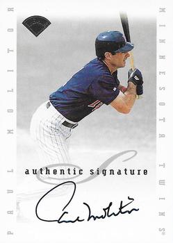 1996 Leaf Signature Series - Extended Series Autographs #NNO Paul Molitor Front