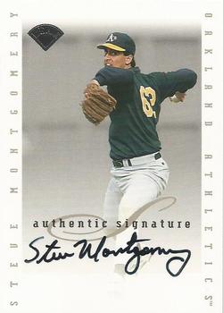 1996 Leaf Signature Series - Extended Series Autographs #NNO Steve Montgomery Front