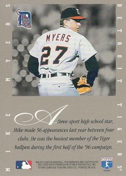 1996 Leaf Signature Series - Extended Series Autographs #NNO Mike Myers Back