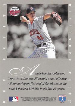 1996 Leaf Signature Series - Extended Series Autographs #NNO Dan Naulty Back