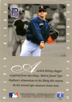 1996 Leaf Signature Series - Extended Series Autographs #NNO Melvin Nieves Back