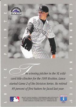 1996 Leaf Signature Series - Extended Series Autographs #NNO Lance Painter Back
