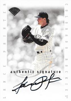 1996 Leaf Signature Series - Extended Series Autographs #NNO Lance Painter Front