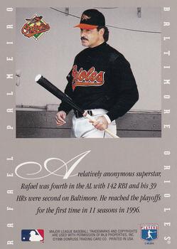 1996 Leaf Signature Series - Extended Series Autographs #NNO Rafael Palmeiro Back
