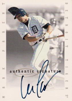 1996 Leaf Signature Series - Extended Series Autographs #NNO Mark Parent Front