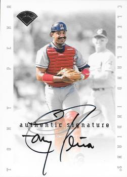 1996 Leaf Signature Series - Extended Series Autographs #NNO Tony Pena Front