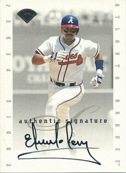 1996 Leaf Signature Series - Extended Series Autographs #NNO Eddie Perez Front