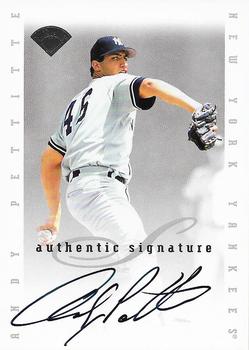 1996 Leaf Signature Series - Extended Series Autographs #NNO Andy Pettitte Front