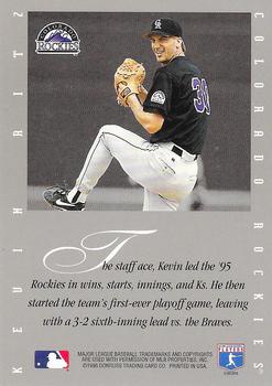 1996 Leaf Signature Series - Extended Series Autographs #NNO Kevin Ritz Back