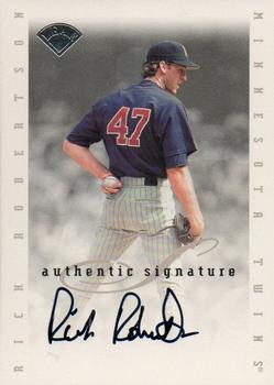 1996 Leaf Signature Series - Extended Series Autographs #NNO Rich Robertson Front