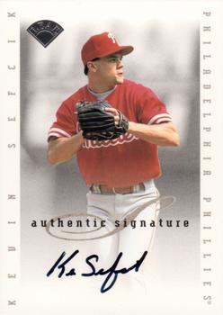 1996 Leaf Signature Series - Extended Series Autographs #NNO Kevin Sefcik Front